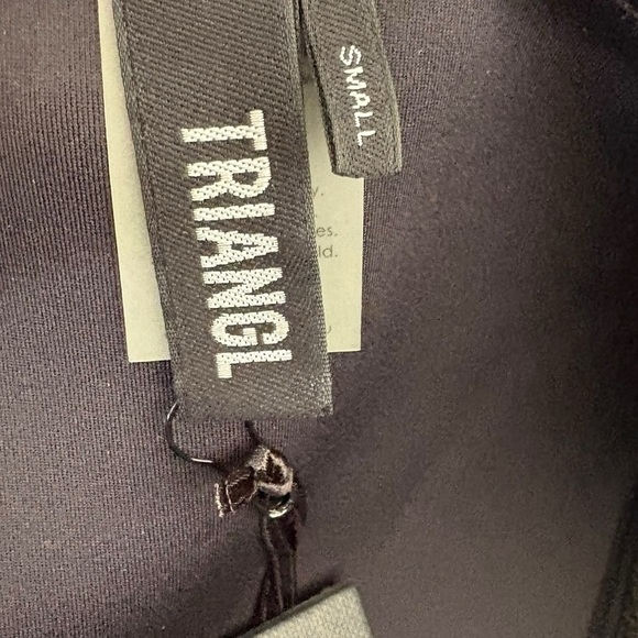 TRIANGL Pink/black Neoprene Bikini Bottom Size S New Swim Beach Pool Summer - Picture 3 of 5